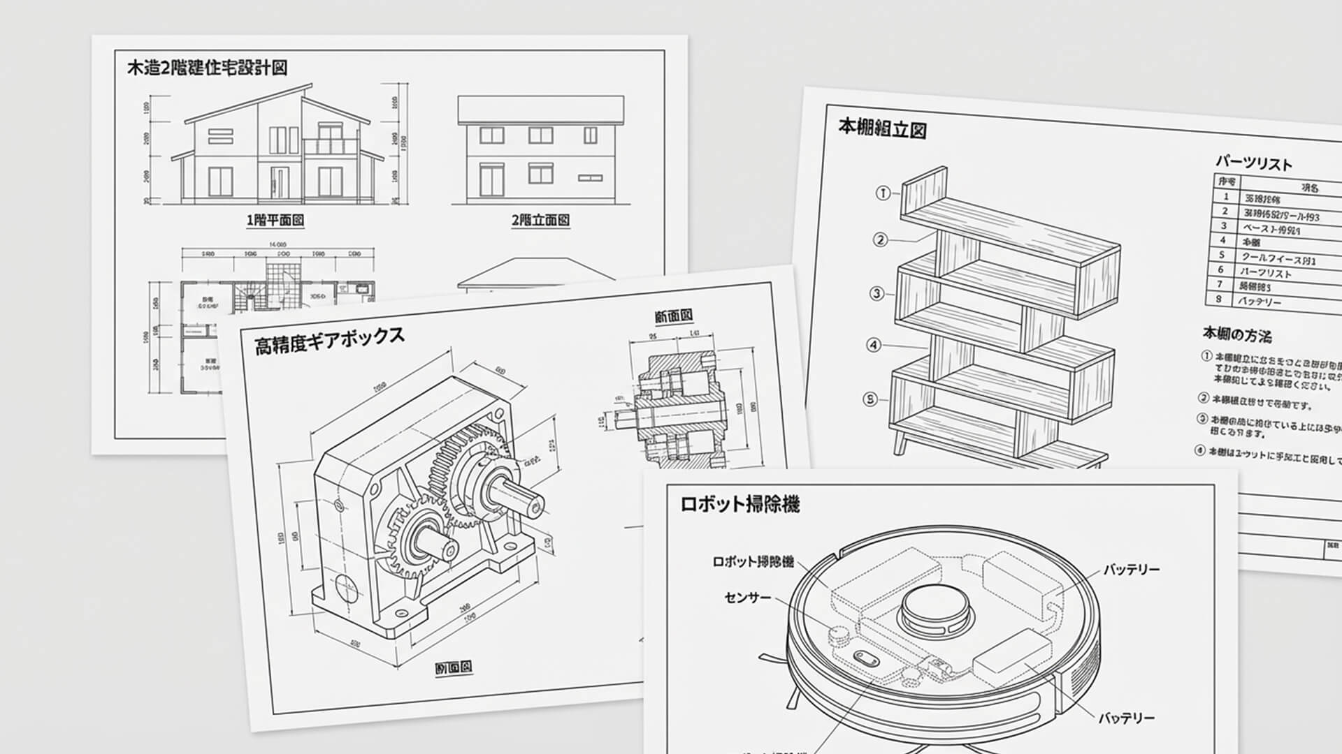 設計図印刷サンプル