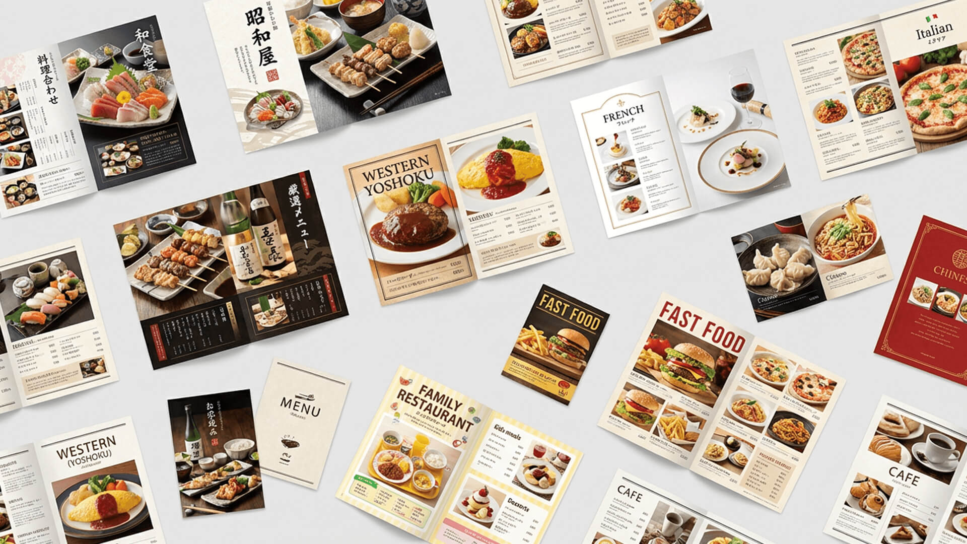 メニュー印刷サンプル