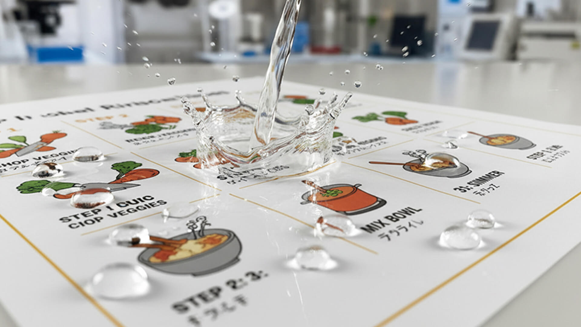 撥水印刷サンプル