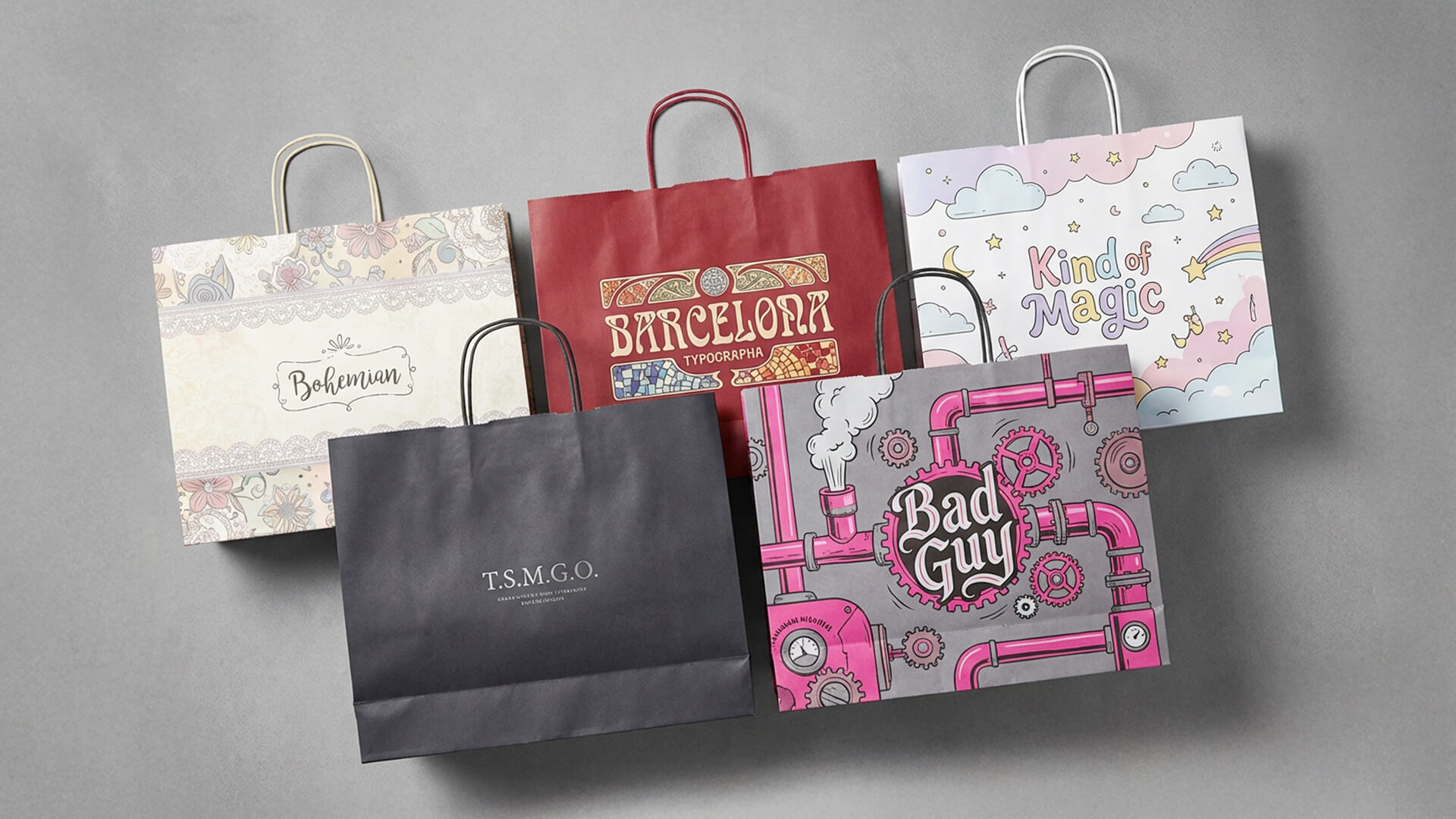 ショッパー（紙袋・ビニール袋）サンプル