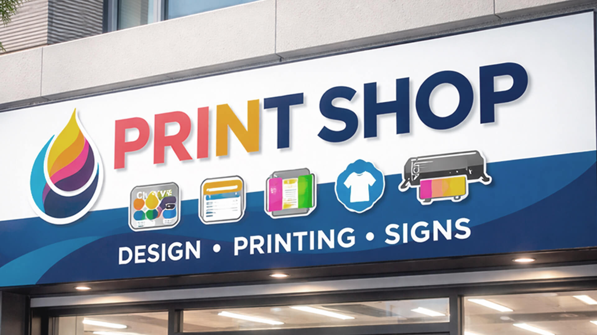 店舗看板サンプル